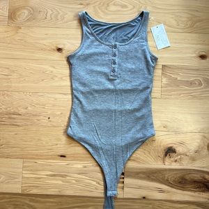 Klassy Network Gray Bodysuit